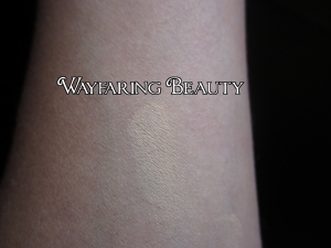 Swatched below watermark, natural low light